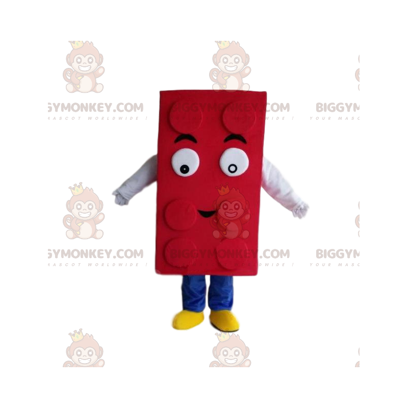 Costume da mascotte rosso Lego BIGGYMONKEY™, costume da set da Costume da mascotte rosso Lego BIGGYMONKEY™, costume da set da