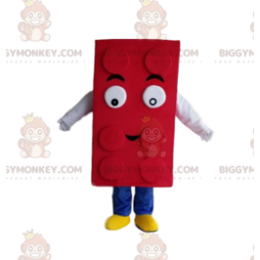 Costume da mascotte rosso Lego BIGGYMONKEY™, costume da set da
