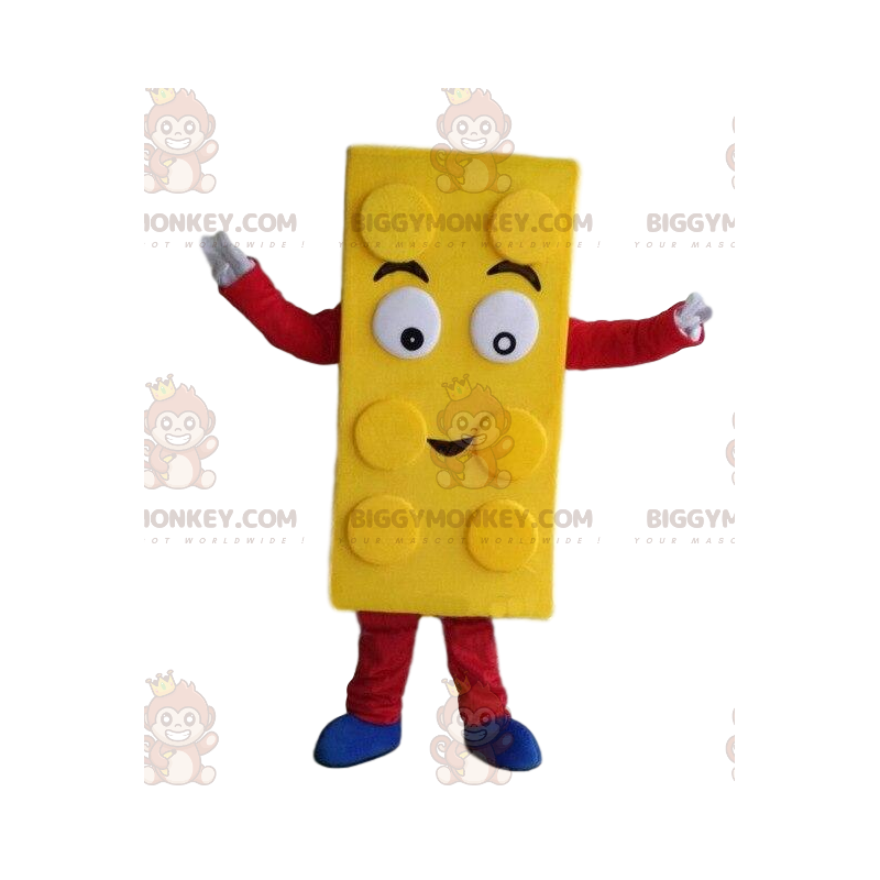 Keltainen Lego BIGGYMONKEY™ maskottiasu, rakennusleluasu -
