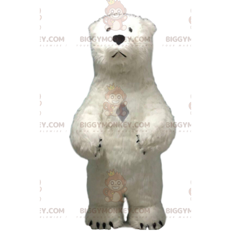 Eisbär BIGGYMONKEY™ Maskottchen-Kostüm, Eisbär-Kostüm