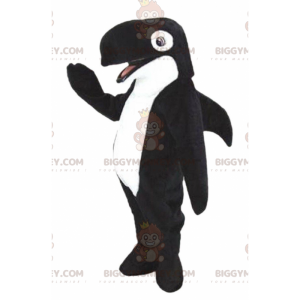 Kostým maskota BIGGYMONKEY™ Orca, černá a bílá velryba, kostým