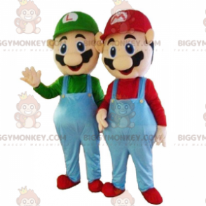 Maskotka Mario i Luigi BIGGYMONKEY™, 2 nintendo BIGGYMONKEY™ maskotka - Znani ludzie maskotki - BiggyMonkey.com