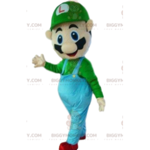 BIGGYMONKEY™ mascot costume of Luigi, famous character and