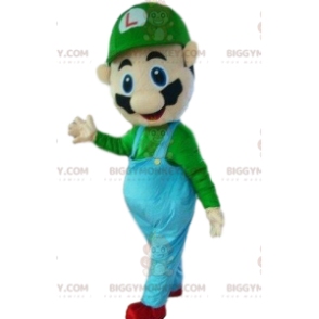 BIGGYMONKEY™ maskotdräkt av Luigi, berömd karaktär och vän till Mario, Luigi - Maskoter kända människor - BiggyMonkey.com
