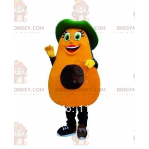 Avocado BIGGYMONKEY™ mascot costume, avocado costume, vegetable