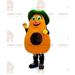 Avocado BIGGYMONKEY™ maskottiasu, avokadoasu, kasvispuku -