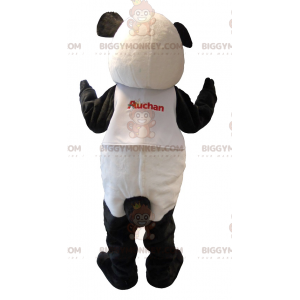 Niedliches schwarz-weißes Panda-BIGGYMONKEY™-Maskottchen-Kostüm