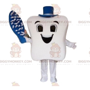 Στολή μασκότ Giant Tooth BIGGYMONKEY™, Οδοντόβουρτσα, Στολή