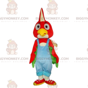 Kostým maskota červeného ptáka BIGGYMONKEY™, kostým kuřete, červený pták - Pták maskot - BIGGYMONKEY_08771 - BiggyMonkey.com