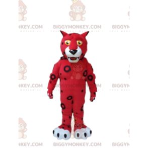 Kostým maskota červeného a bílého tygra BIGGYMONKEY™, kostým červené kočky - Tygří maskoti - BIGGYMONKEY_08782 - BiggyMonkey.com