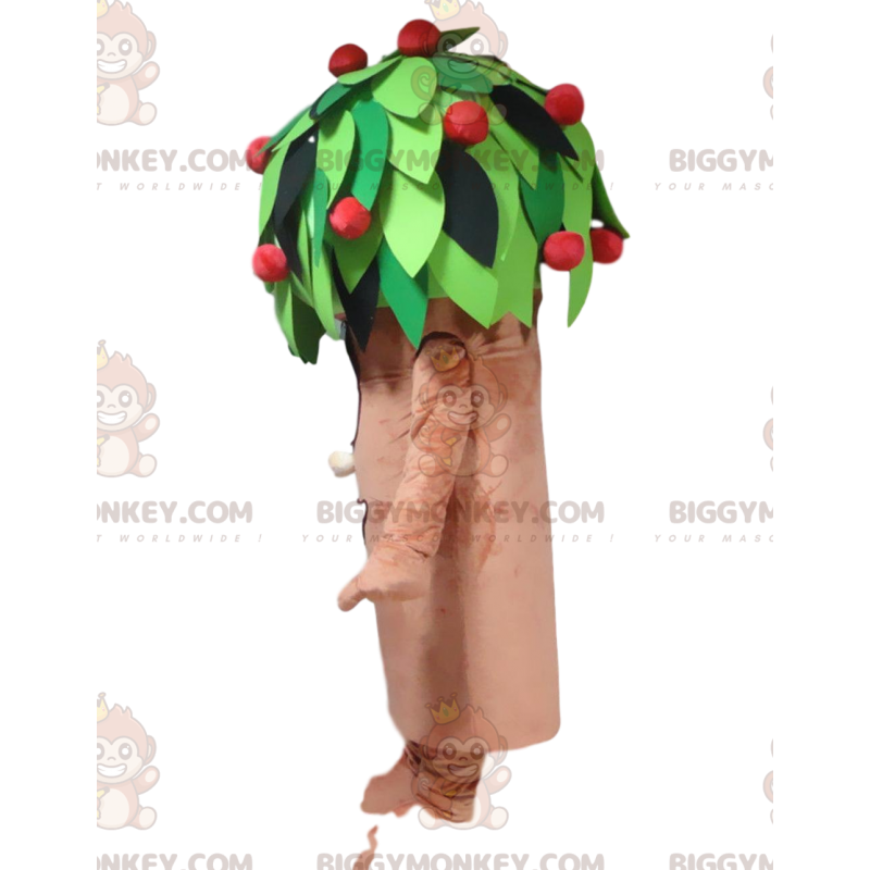 Fruktträd BIGGYMONKEY™ maskotdräkt, äppelträdsdräkt, jätteträd