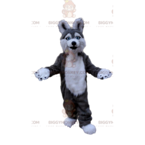 BIGGYMONKEY™ costume da mascotte di cane husky, costume da volpe, costume peloso - Mascotte di cani - BiggyMonkey.com