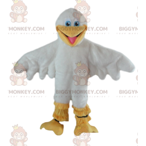 Bird BIGGYMONKEY™ mascot costume, seagull costume, gull fancy