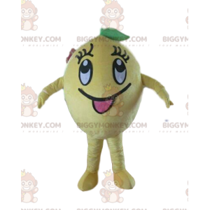 Lemon BIGGYMONKEY™ mascot costume, citrus costume, fruit fancy