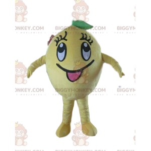 Lemon BIGGYMONKEY™ maskotkostume, citruskostume, frugtkostume -