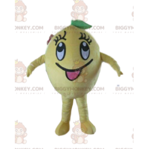 Costume de mascotte BIGGYMONKEY™ de citron jaune, costume