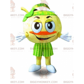 Traje de mascote de bola de tênis BIGGYMONKEY™, traje de pêra