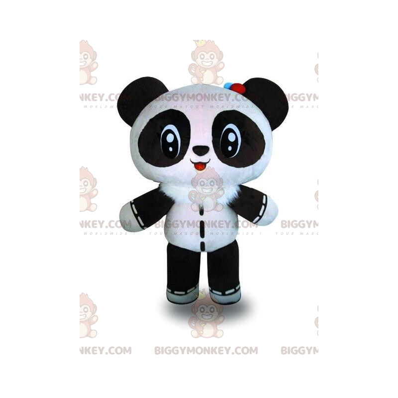 Maskotka kostiumowa lalka BIGGYMONKEY™, czarno-biała panda Maskotka kostiumowa lalka BIGGYMONKEY™, czarno-biała panda
