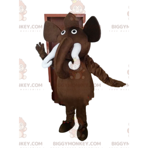 Mammoth Big Tusks Giant Elephant BIGGYMONKEY™ maskotkostume - Elefantmasker - BIGGYMONKEY_08832 - BiggyMonkey.com