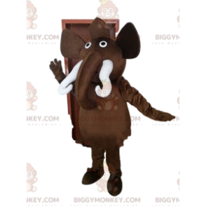 Traje de mascote de elefante gigante de presas grandes de mamute BIGGYMONKEY™ - Mascotes de elefante - BiggyMonkey.com