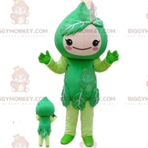 Costume da mascotte BIGGYMONKEY™ foglia d'albero, costume da