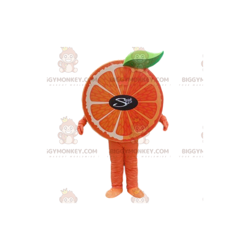 Orange BIGGYMONKEY™ mascot costume, fruit costume, clementine