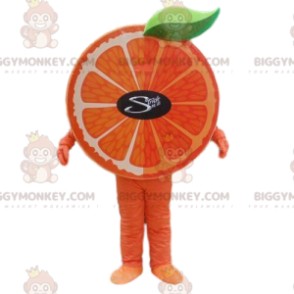 Oranssi BIGGYMONKEY™ maskottiasu, hedelmäpuku, klementiinipuku