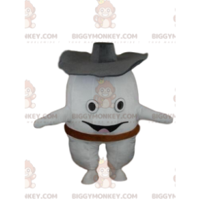Hvit tann BIGGYMONKEY™ maskotkostyme, gigantisk tannkostyme - Uklassifiserte maskoter - BIGGYMONKEY_08845 - BiggyMonkey.com