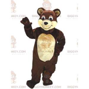Disfraz de mascota de oso pardo BIGGYMONKEY™, disfraz de osito