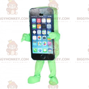 BIGGYMONKEY™ mascottekostuum mobiele telefoon, smartphone, GSM