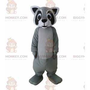 Raccoon BIGGYMONKEY™ maskottiasu, skunk-asu, metsäeläin -