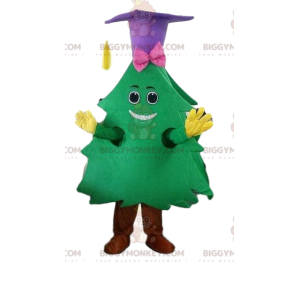 Traje de mascote de árvore verde BIGGYMONKEY™, fantasia de