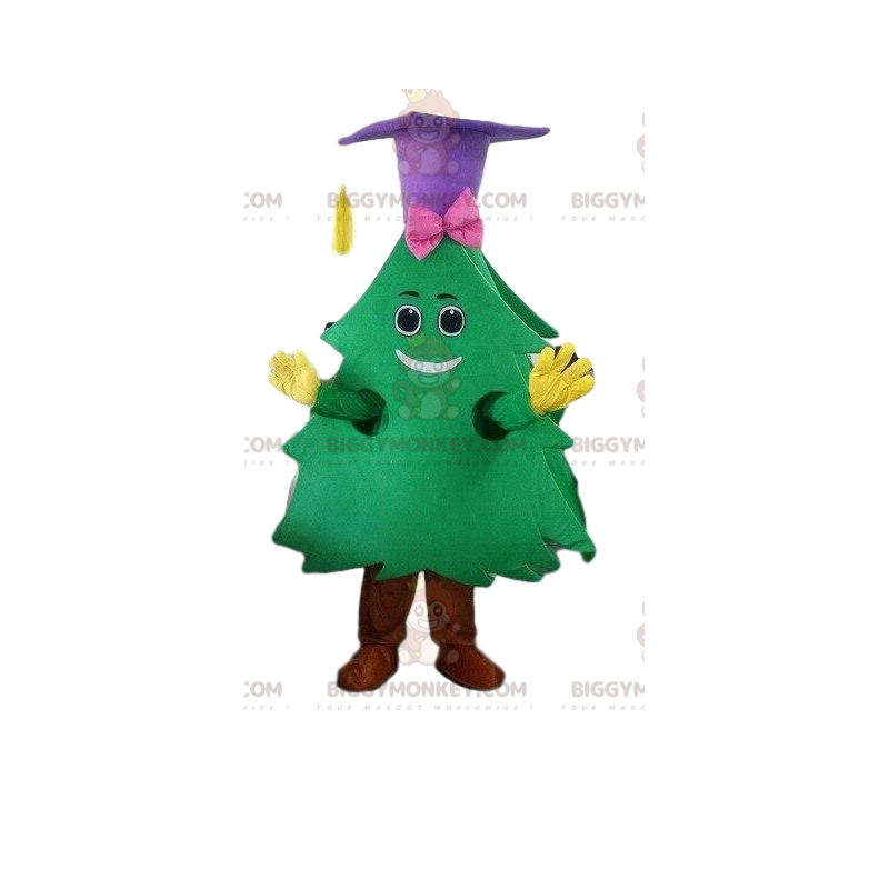 Grønt træ BIGGYMONKEY™ maskotkostume, trækostume, juletræ - Grønt træ BIGGYMONKEY™ maskotkostume, trækostume, juletræ -