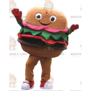 Burger BIGGYMONKEY™ mascottekostuum, fastfoodkostuum