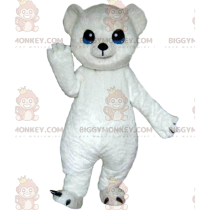 Costume da mascotte da orso polare BIGGYMONKEY™, costume da