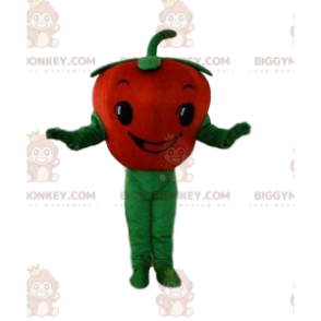 Tomato BIGGYMONKEY™ mascot costume, vegetable costume, red