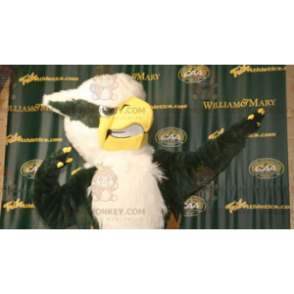 Sort og hvid Eagle Owl BIGGYMONKEY™ maskotkostume -