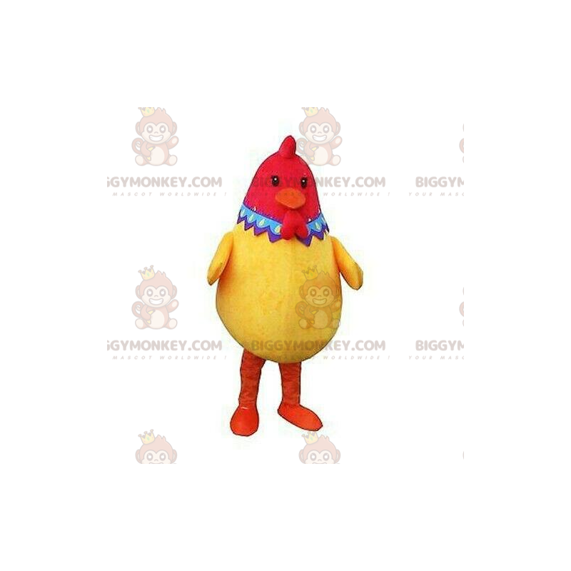 Velmi povedený a barevný kostým maskota BIGGYMONKEY™ žluté a Velmi povedený a barevný kostým maskota BIGGYMONKEY™ žluté a