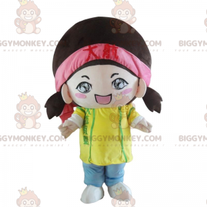 Colorful Maiden BIGGYMONKEY™ Mascot Costume, Child Costume -