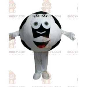 Black and White Soccer Ball BIGGYMONKEY™ Mascot Costume, Giant