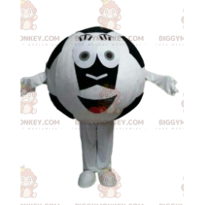 Black and White Soccer Ball BIGGYMONKEY™ Mascot Costume, Giant