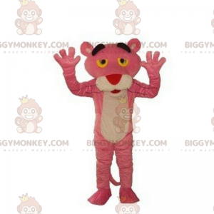 Beroemd stripfiguur BIGGYMONKEY™ Pink Panther-mascottekostuum -
