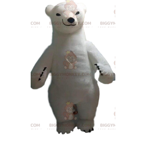 BIGGYMONKEY™ Inflatable White Bear Mascot Costume, Giant Polar
