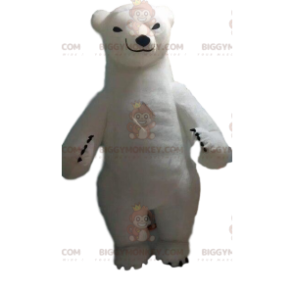 BIGGYMONKEY™ Disfraz inflable de mascota de oso blanco, disfraz de oso polar gigante - Mascota oso - BiggyMonkey.com