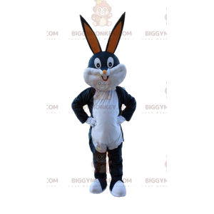Disfraz de mascota Bugs Bunny gris y blanco de Looney Tunes