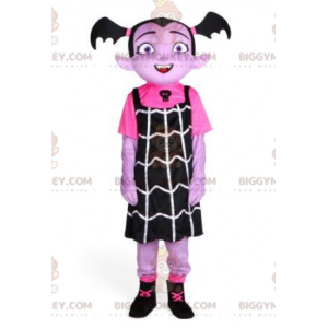 Vampire BIGGYMONKEY™ mascot costume, gothic girl costume