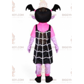 Vampire BIGGYMONKEY™ mascot costume, gothic girl costume
