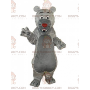 Στολή μασκότ BIGGYMONKEY™ Baloo Style Grey Bear, Γκρι κοστούμι