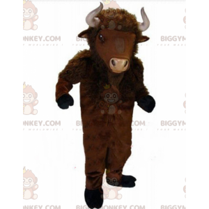 Buffalo BIGGYMONKEY™ mascot costume, bull costume, buffalo