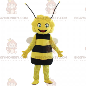 Maya de beroemde Cartoon Bee BIGGYMONKEY™ mascottekostuum -